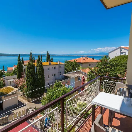 Lejlighed Besonderes Nur 200 Meter Zum Sandstrand Mit Meerblick, Parkplatz, Klima Crikvenica